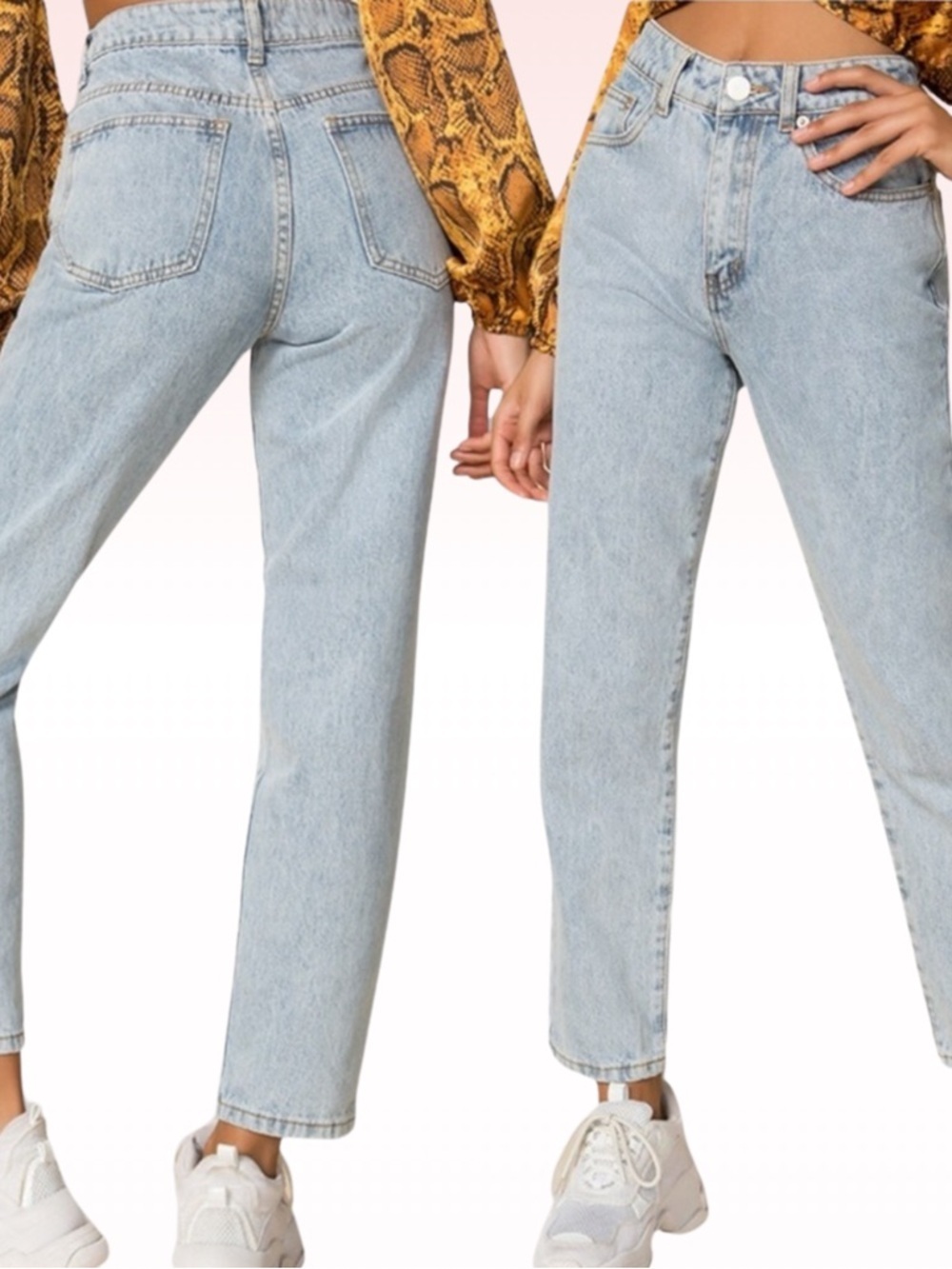 SUPERDOWN Light Blue Denim Jeans (Sz 28)